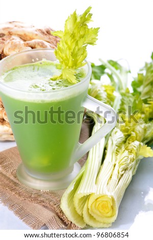 Celery and celery juice