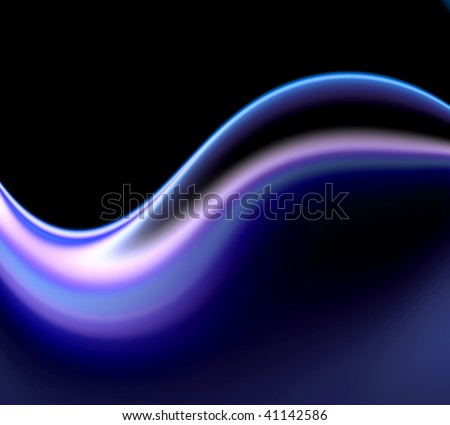 One Electric Wave Blue Border One Electric Wave Blue Border Stock Photo 41142586