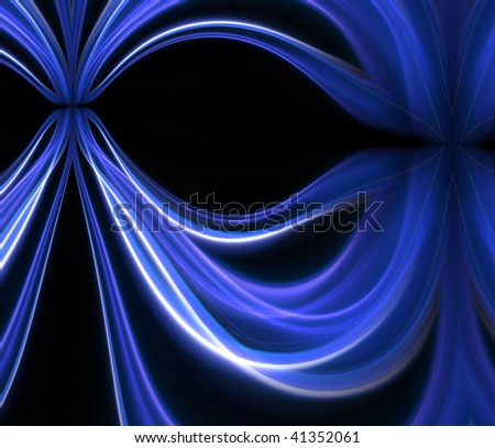 Electric power abstract shapes