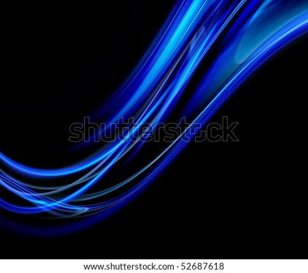 bright many blue lines wave background. Some lines are out of focus some are sharp - very nice and full of energy background.