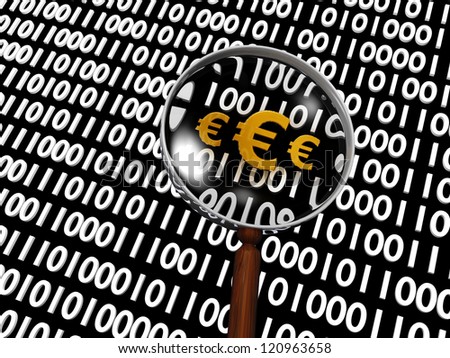 Hidden Numeric Euro in many digital binary numbers