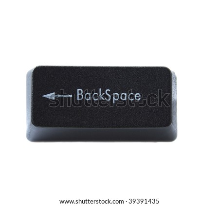 backspace on keyboard