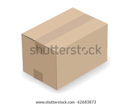 Brown Shipping Box