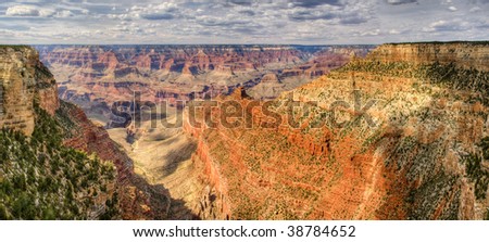 Grand Canyon Panorama.  View from Desert View Point