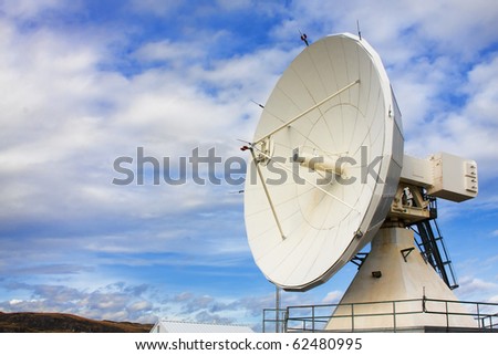 Satellite Dishes at National Radio Astronomy Observatory in Brewster, Washington, USA.