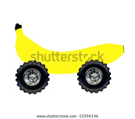 banana on wheels