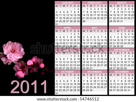2011 calendar wallpapers for desktop. 2011 Calendar Wallpaper For