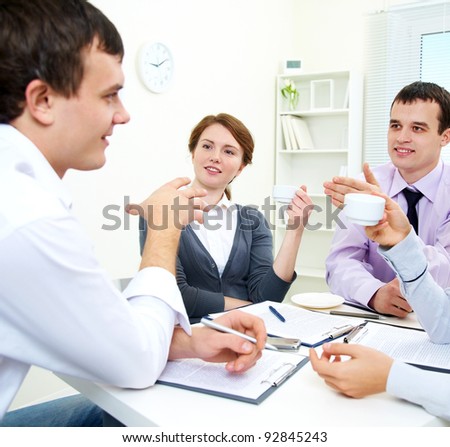 Business people in meeting