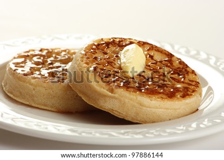 toasted crumpets