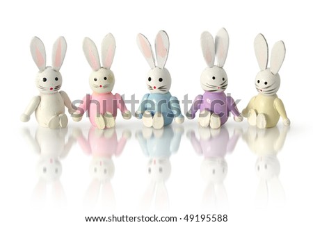 funny easter bunny pics. stock photo : Funny easter