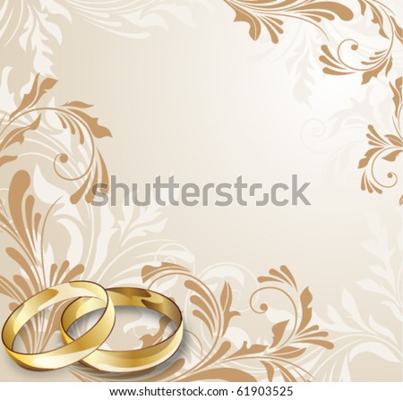 stock vector Wedding card eps10 format