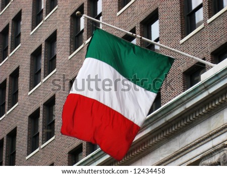 Flying Italian Flag