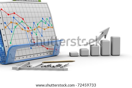 business finance chart, diagram. bar, graphic