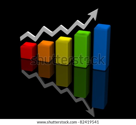 business finance image, diagram, chart, graphic, bar