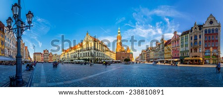 WROCLAW, POLAND - JULY 29: Old City Hall in Wroclaw, Poland on July 29, 2014. Wroclaw old and a very beautuful city in Poland