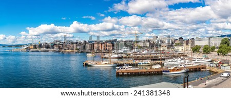The Oslo Norway Harbor is one of Oslo\'s great attractions. Situated on the Oslo Fjord in Oslo, Norway