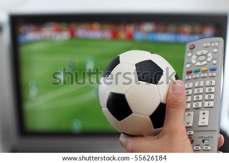 Soccer TV match