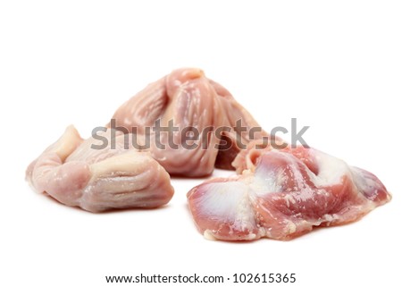 Raw Chicken Gizzard