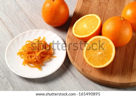 Candied Orange Zest