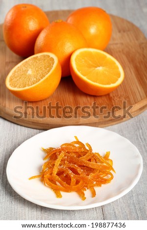 Candied Orange Zest