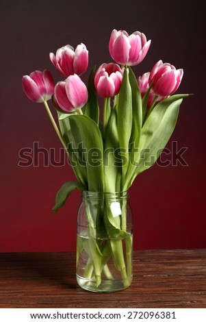 Rose Tulips Bunch