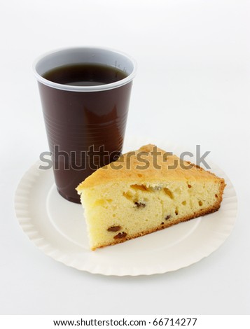 Raisin Cake and Tea