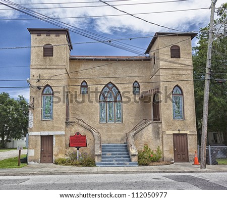 St. Mary\'s Missionary Baptist Church.  St. Augustine, FL, USA.