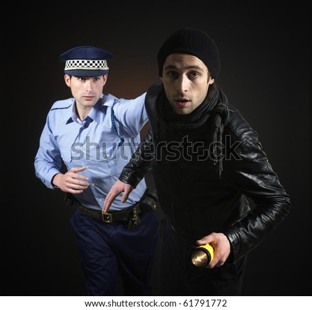 robbery scene