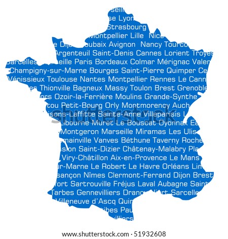 Pictures Of France Map. cities on france map