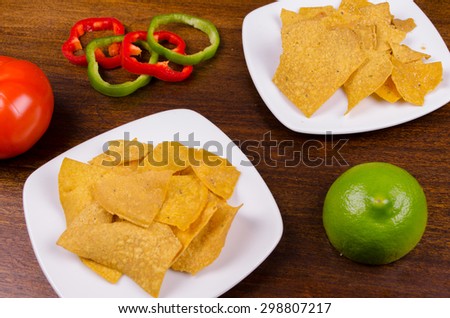 nachos ready to serve in a bowl.