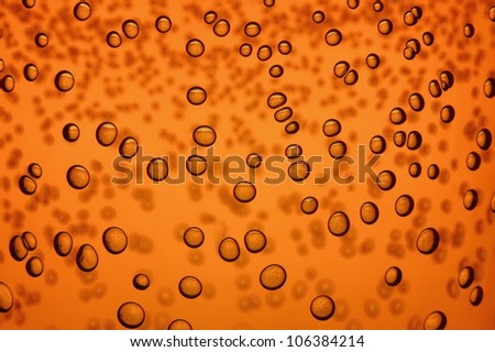 Abstract background: air bubbles in the color of the liquid