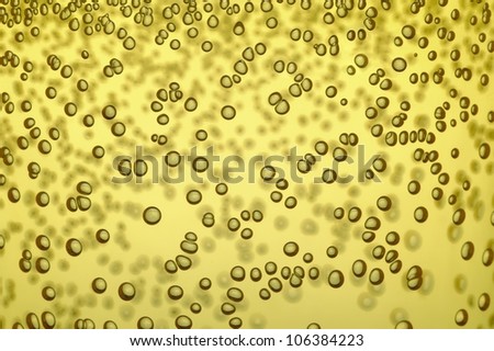 Abstract background: air bubbles in the color of the liquid