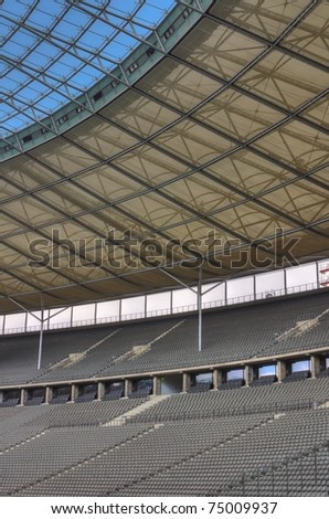The Olympiastadion (Olympic Stadium) is a sports stadium in Berlin. HDR composite (5 exposures) shots.