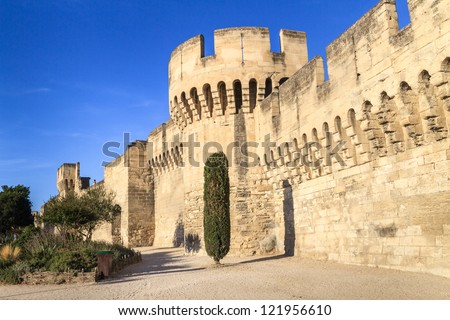 Avignon Medieval City Wall / Fortifications, Provence, France