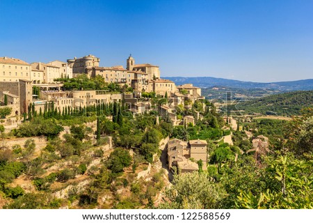 Gordes medieval village in Southern France (Provence)