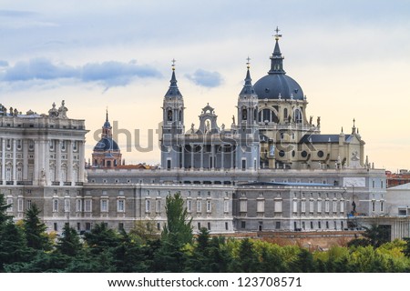 Almudena Cathedral Madrid Spain Almudena Cathedral Madrid Spain