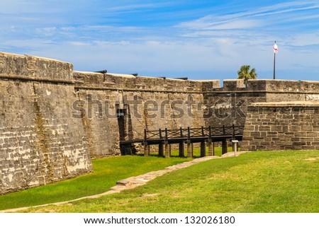 St. Augustine Fort, Castillo de San Marcos National Monument, Florida