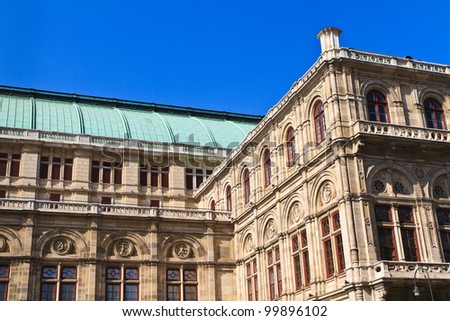Vienna Opera House (Side View), Austria