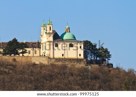 Vienna - Church on Leopoldsberg Mountain, Austria