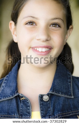 Portrait Of Tween Girl