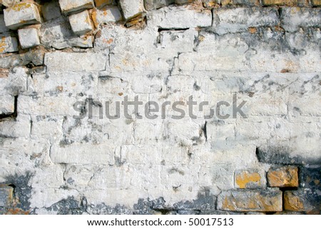Brick wall background. You can put inside your text or it could be used as a texture or a background for design.