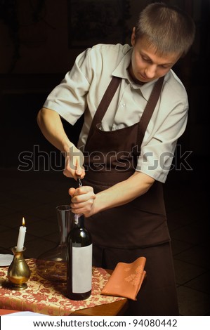 opening wine