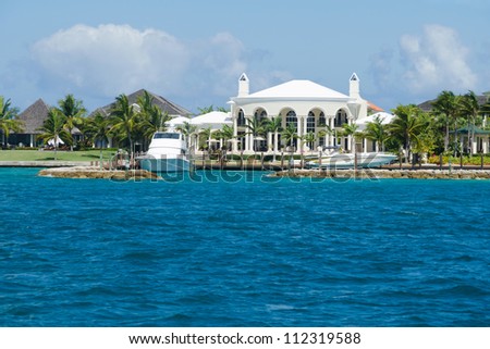 Tropical waterfront property