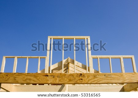 New wooden frame construction