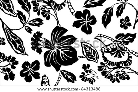 Black And White Wallpaper Designs. stock vector : Black - white