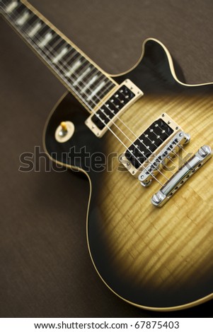 Classic Electric Guitar in Les Paul Style