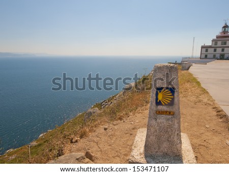 Finisterre, Galicia, Spain.  Land's end and the start, or finish, of the pilgrimage to Santiago de Compostela known as the 