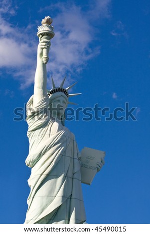 the statue of liberty face. statue of liberty face las