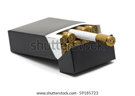 smoking cigarettes kills. smoking kills concept