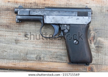 old Mauzer hand gun